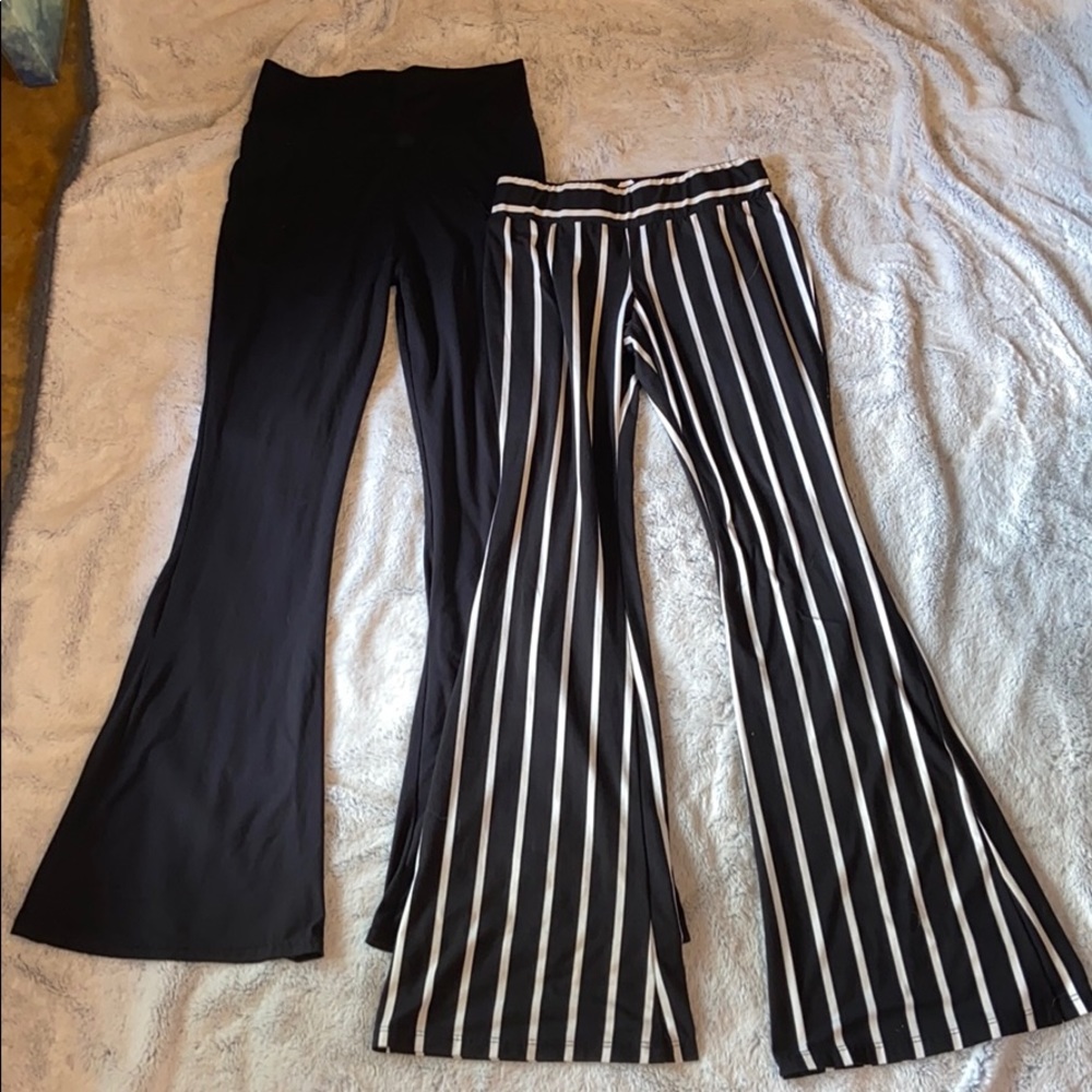 2 pairs of flare pants